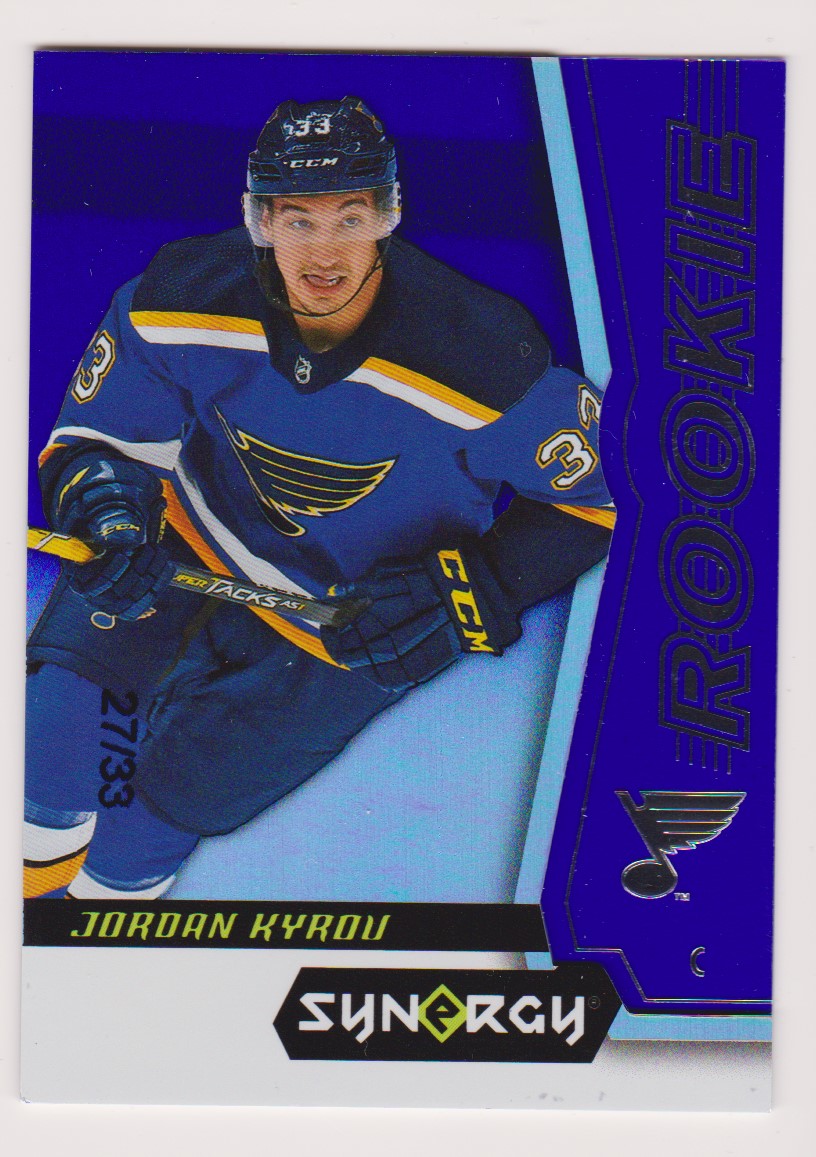 (image for) 2018-19 Synergy Purple #79 Jordan Kyrou 27/33
